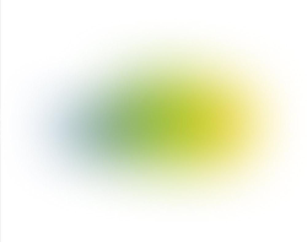 Grafik aus drei Farben, die per Farbverlauf ineinanderfließen mit weißem Hintergrund